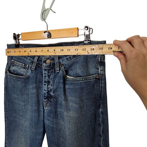 Mens Banana Republic Straight Fit Blue Denim Jeans Size 30x32 Classic Cotton‎ - Picture 7 of 9